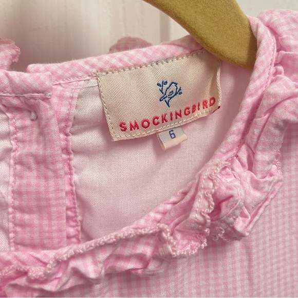 Smockingbird Pink Gingham Dress - Picture 5 of 13